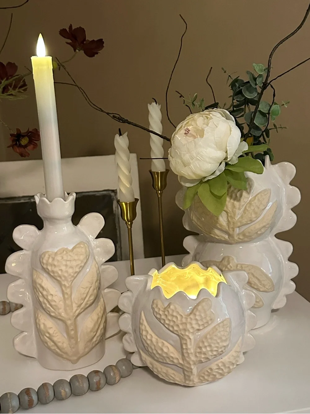 NEW | Reese Emry Design Anabella Mae Candle Holder from Anthropologie.